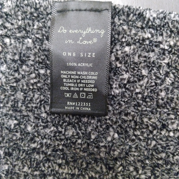 Pink & Gray Chenille Knit Kimono | Do Everything In Love | One Size - Picture 4 of 4